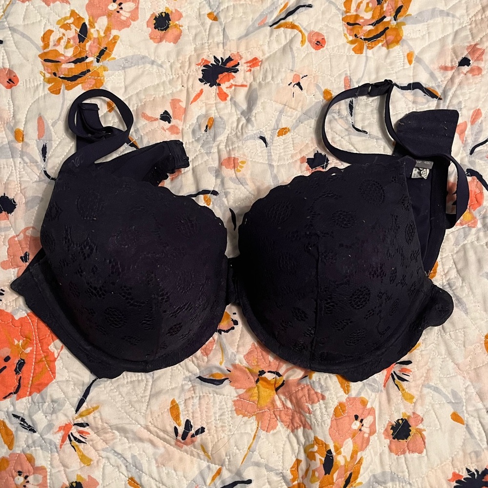 Aerie Navy Lace Bra